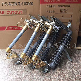 HRW12-10/100a~200a戶外高壓跌落式熔斷器10kv~12kv令克保險開關